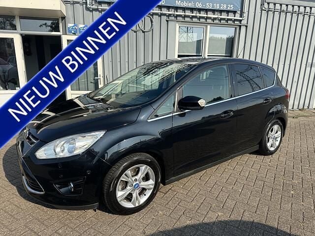 Zwart Gebruikt 2013 Ford C-MAX Titanium MPV | € 4.950 (Super prijs) - Afbeelding 1/4