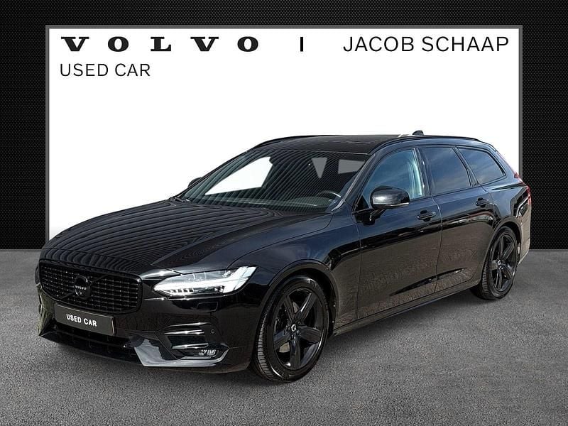 Zwart Gebruikt 2020 Volvo V90 R-Design Stationwagen | € 27.000 (Duur) - Afbeelding 1/4