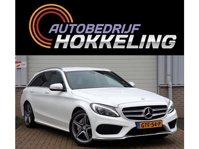 Wit Occasion 2015 Mercedes C180 Edition 1 Stationwagen | € 16.999 (Goede deal) - Afbeelding 1/4
