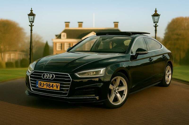Zwart Gebruikt 2018 Audi A5 S-Line Coupé | € 28.400 (Iets duurder) - Afbeelding 1/3
