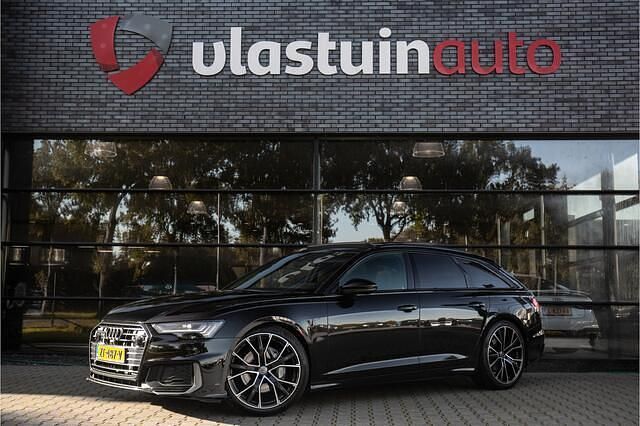 Zwart Gebruikt 2018 Audi A6 Design Stationwagen | € 39.950 - Afbeelding 1/4