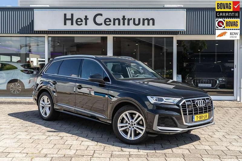 Zwart Gebruikt 2022 Audi Q7 Proline SUV | € 64.750 (Super prijs) - Afbeelding 1/4