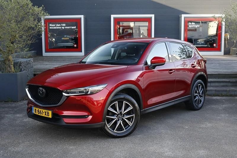 Rood Occasion 2018 Mazda CX-5 SUV | € 24.990 (Eerlijke prijs) - Afbeelding 1/4