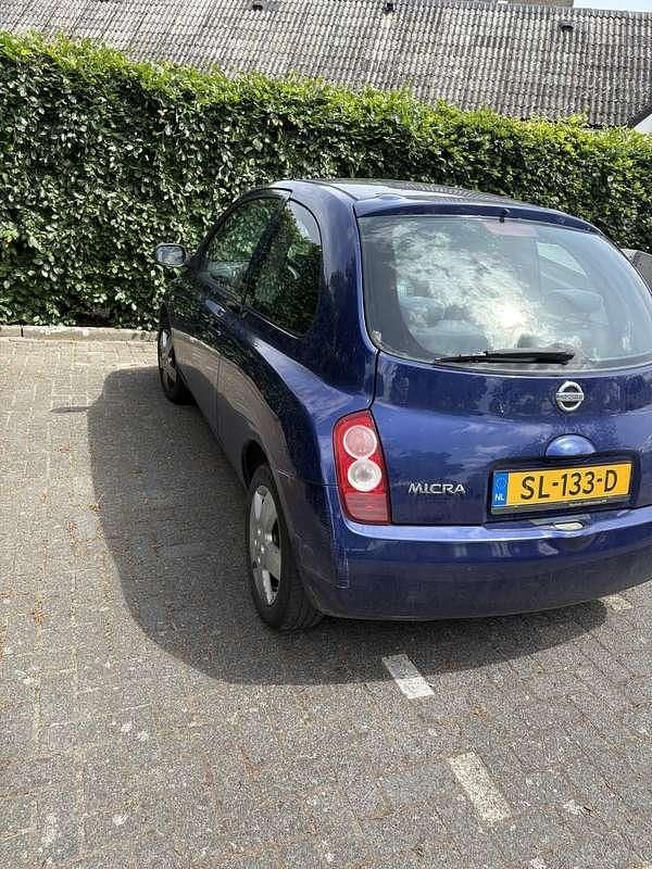 Blauw Gebruikt 2004 Nissan Micra Visia Hatchback | € 600 (Super prijs) - Afbeelding 1/4