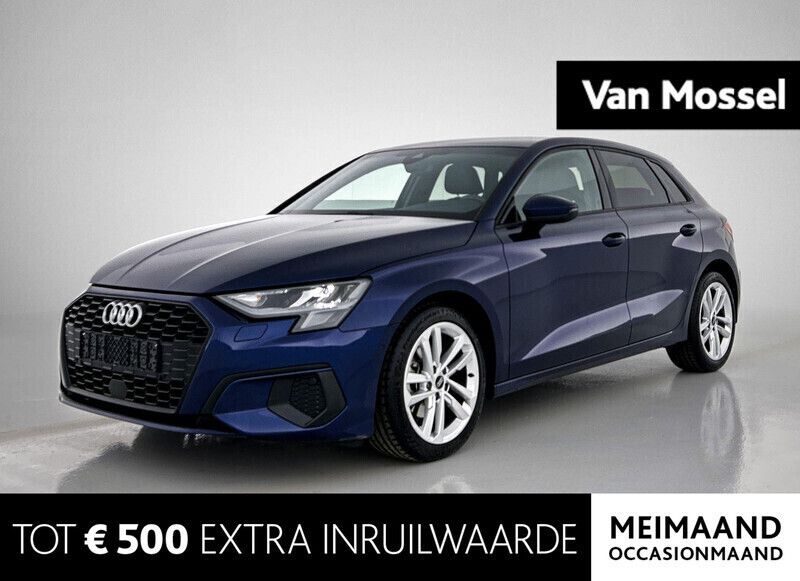 Blauw Gebruikt 2023 Audi A3 Sportback Business Hatchback | € 28.900 (Eerlijke prijs) - Afbeelding 1/4