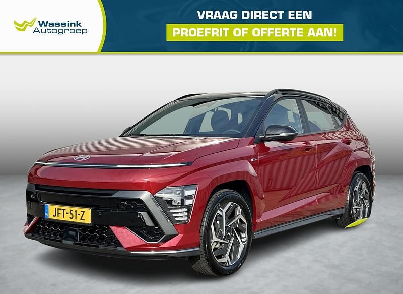 Rood Occasion 2023 Hyundai Kona N Line SUV | € 32.840 (Duur) - Afbeelding 1/4