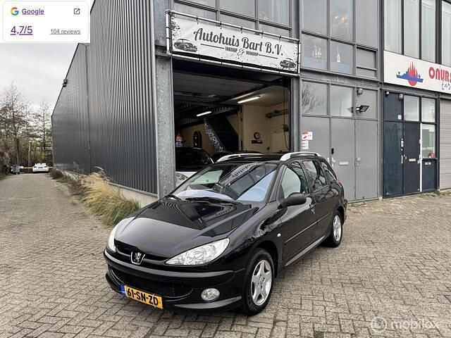 Occasion Peugeot 206 75 PK (55 kW) 2006 Zwart (metallic) Stationwagen