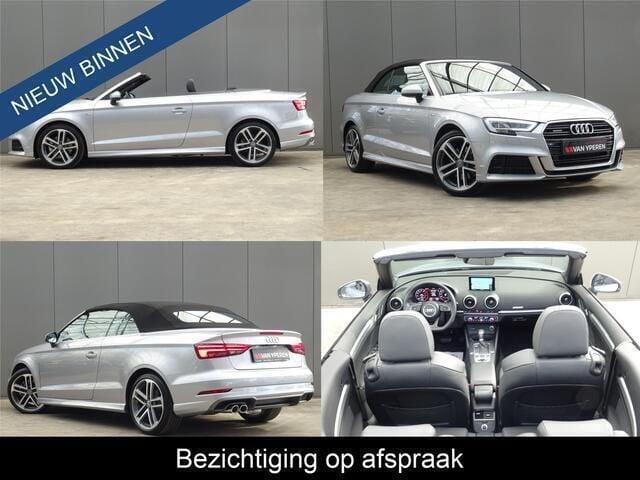 Grijs, metallic lak Gebruikt 2017 Audi A3 Cabriolet S-Line Cabriolet | € 27.750 (Super prijs) - Afbeelding 1/4