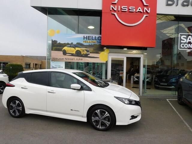 Wit Gebruikt 2018 Nissan Leaf Tekna Hatchback | € 12.800 (Duur) - Afbeelding 1/4
