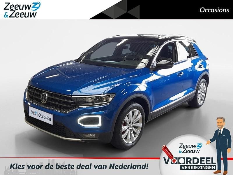 Blauw Gebruikt 2019 VW T-Roc SUV | € 24.995 (Goede deal) - Afbeelding 1/4