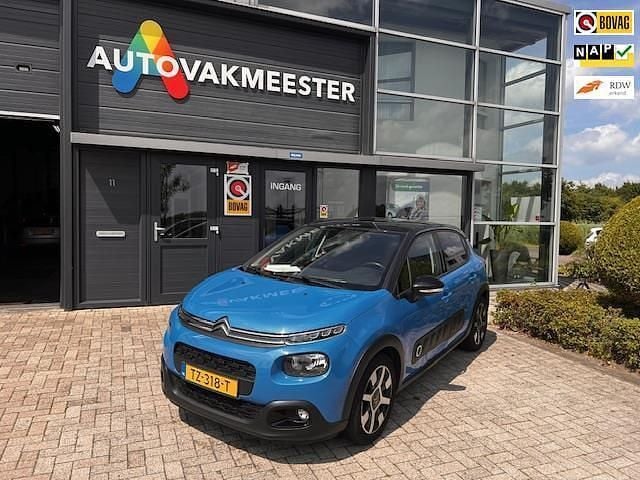 Blauw Occasion 2018 Citroën C3 PureTech Hatchback | € 11.999 (Eerlijke prijs) - Afbeelding 1/4