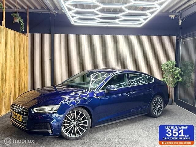 Blauw Gebruikt 2019 Audi A5 Sportback S-Line Hatchback | € 21.699 (Super prijs) - Afbeelding 1/4
