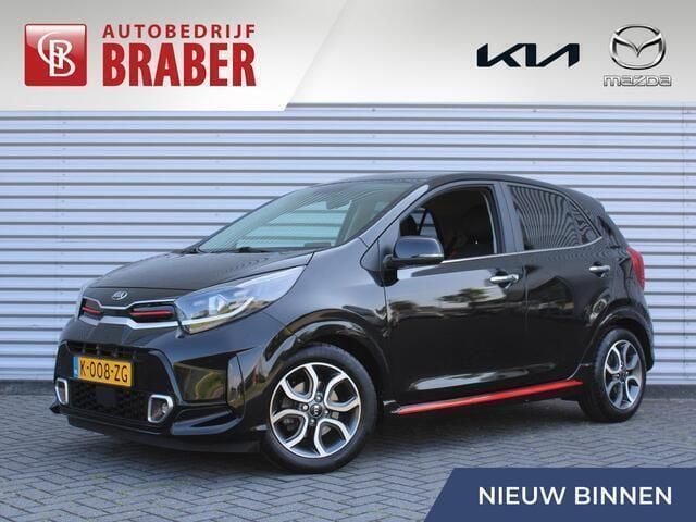 Zwart Gebruikt 2021 Kia Picanto GT-Line Hatchback | € 15.400 (Eerlijke prijs) - Afbeelding 1/4