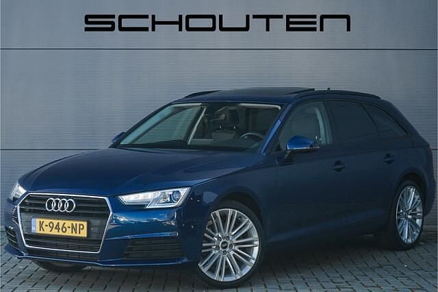 Blauw Gebruikt 2017 Audi A4 Comfort Stationwagen | € 24.400 (Iets duurder) - Afbeelding 1/3