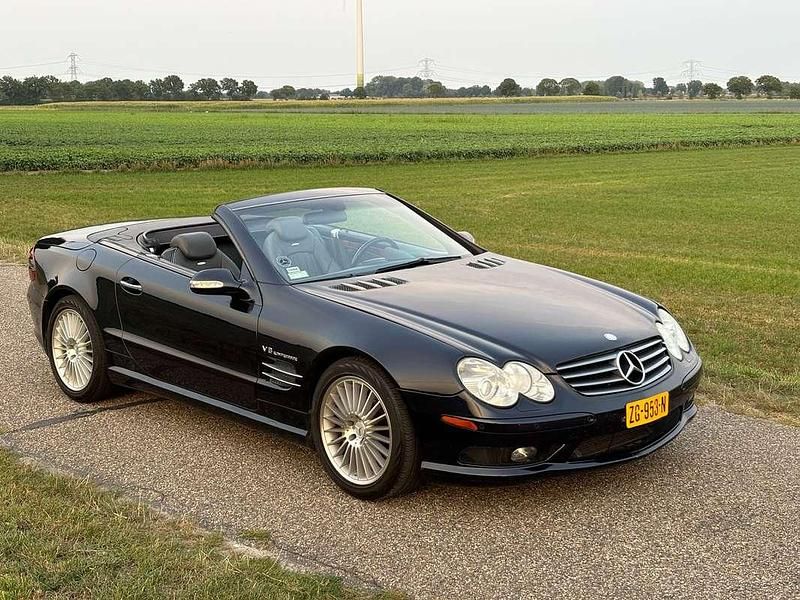 Blauw Gebruikt 2003 Mercedes SL55 AMG AMG Cabriolet | € 24.950 (Eerlijke prijs) - Afbeelding 1/4