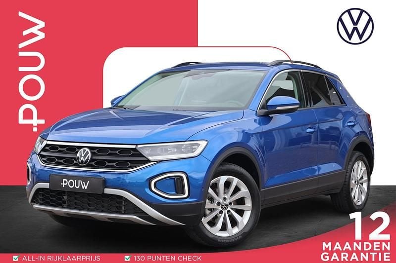 Blauw Gebruikt 2024 VW T-Roc Edition SUV | € 26.900 (Goede deal) - Afbeelding 1/4