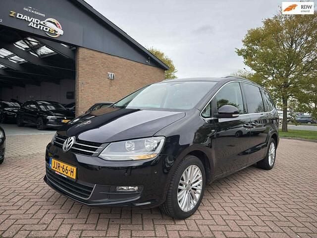 Zwart Gebruikt 2014 VW Sharan Highline MPV | € 17.800 (Super prijs) - Afbeelding 1/4