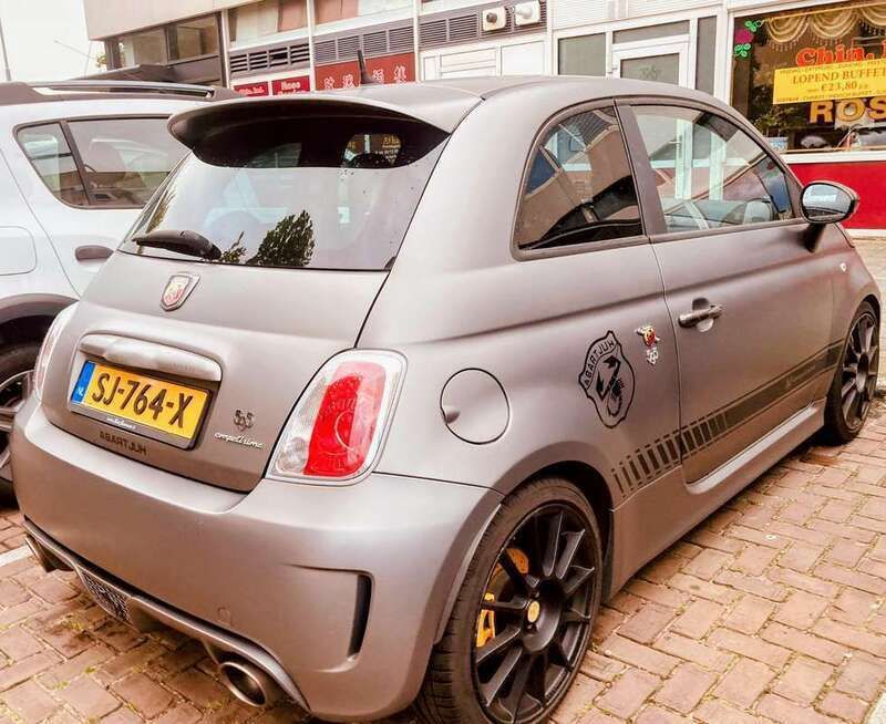 Grijs Gebruikt 2016 Fiat 500 Abarth Hatchback | € 16.500 (Goede deal) - Afbeelding 1/4