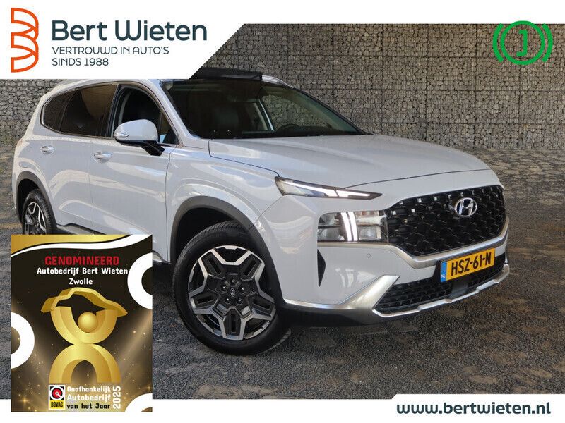 Wit Gebruikt 2021 Hyundai Santa Fe Premium SUV | € 37.895 (Eerlijke prijs) - Afbeelding 1/3