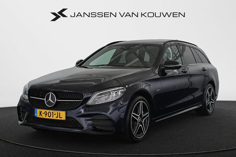 Blauw Occasion 2021 Mercedes C300 Business Stationwagen | € 28.950 (Super prijs) - Afbeelding 1/4