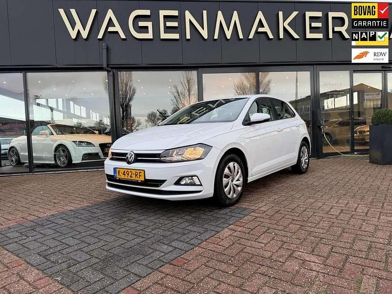Wit Gebruikt 2021 VW Polo Comfortline Hatchback | € 15.750 (Super prijs) - Afbeelding 1/4