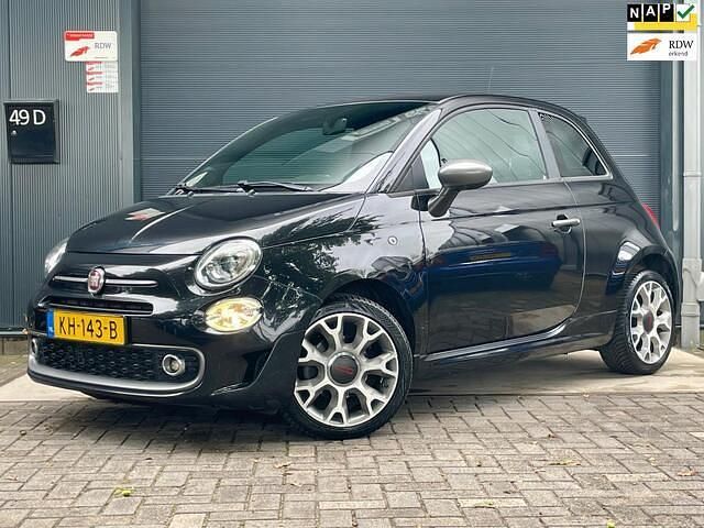 Zwart Gebruikt 2016 Fiat 500 Sport Hatchback | € 6.499 (Eerlijke prijs) - Afbeelding 1/4