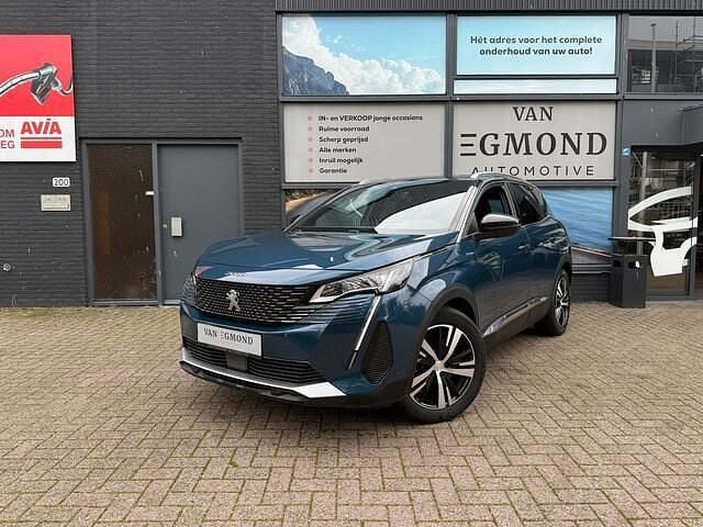Blauw Gebruikt 2021 Peugeot 3008 Business-Line SUV | € 23.950 (Super prijs) - Afbeelding 1/4