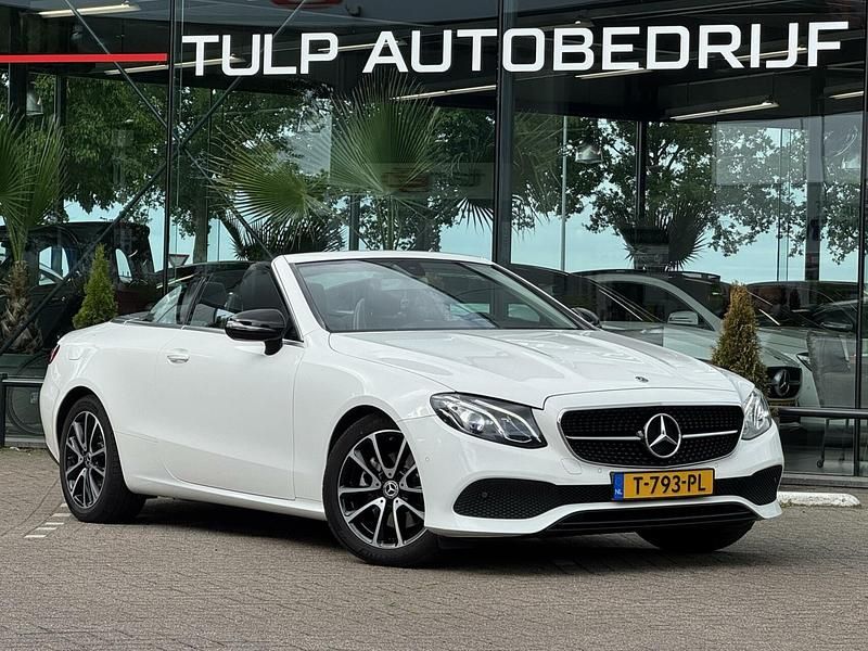 Wit Gebruikt 2020 Mercedes E200 Advantage Cabriolet | € 37.949 (Eerlijke prijs) - Afbeelding 1/4