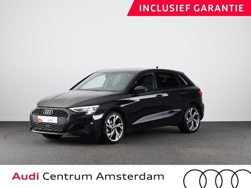 Zwart Gebruikt 2023 Audi A3 Sportback Advanced Hatchback | € 28.849 (Goede deal) - Afbeelding 1/3