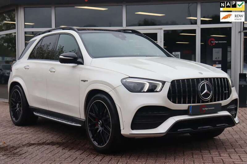 Wit, metallic lak Gebruikt 2021 Mercedes GLE350 AMG SUV | € 57.940 - Afbeelding 1/4