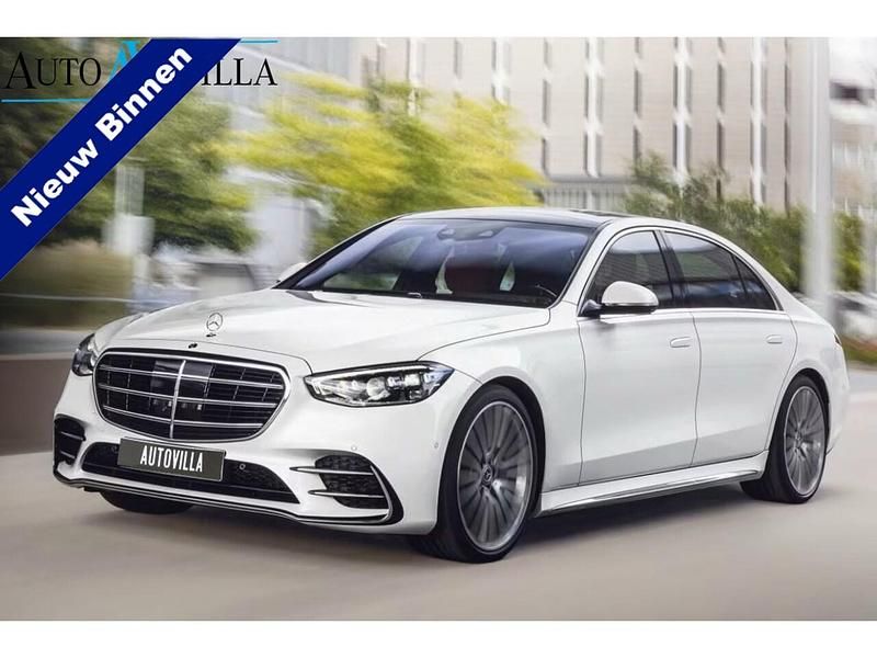 Wit Gebruikt 2021 Mercedes S500 AMG line Sedan | € 94.950 - Afbeelding 1/4