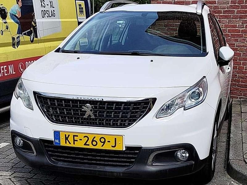 Wit Gebruikt 2016 Peugeot 2008 SUV | € 7.000 (Super prijs) - Afbeelding 1/4