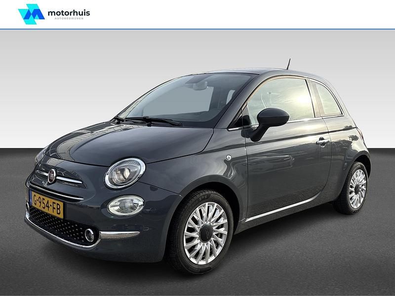 Grijs Gebruikt 2019 Fiat 500 Lounge Hatchback | € 11.490 - Afbeelding 1/4