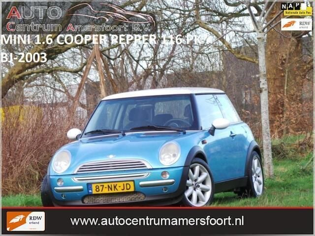 Blauw Gebruikt 2003 Mini Cooper Pepper Hatchback | € 1.949 (Eerlijke prijs) - Afbeelding 1/4