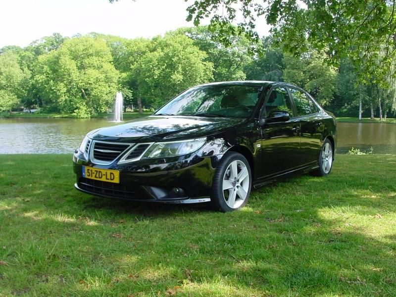 Zwart Gebruikt 2008 Saab 9-3 Vector Sedan | € 9.750 - Afbeelding 1/4