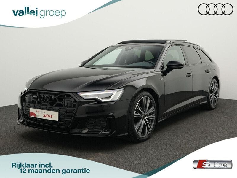 Zwart Gebruikt 2024 Audi A6 S-Line Stationwagen | € 60.900 (Eerlijke prijs) - Afbeelding 1/4