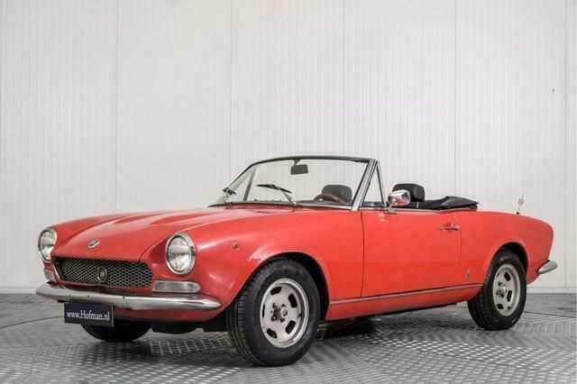 Occasion Fiat 124 Spider Sport 110 PK (80 kW) 1972 Rood Cabriolet