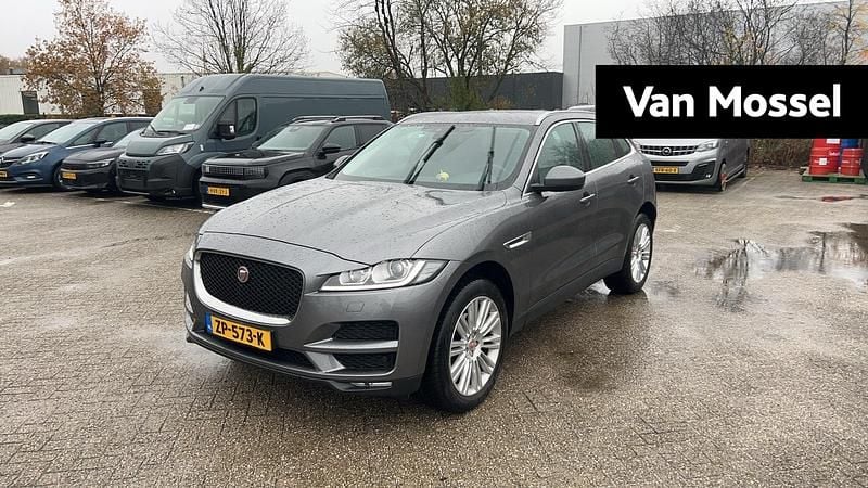 Grijs Gebruikt 2018 Jaguar F-Pace Pure SUV | € 24.940 (Goede deal) - Afbeelding 1/4