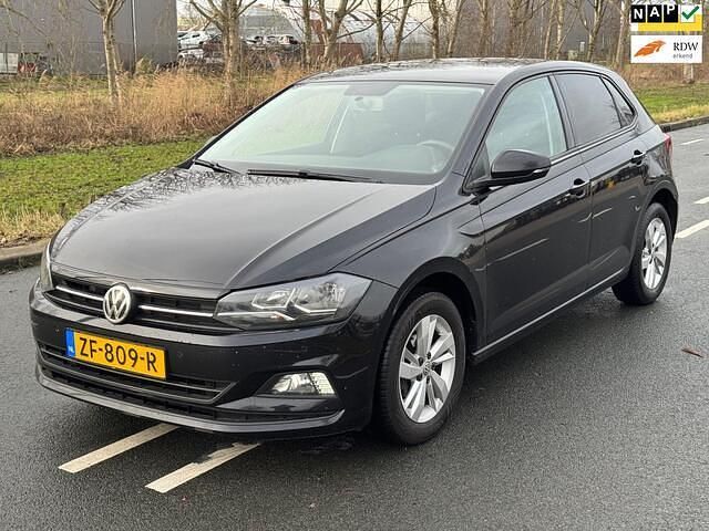 Zwart Occasion 2019 VW Polo Comfortline Hatchback | € 12.499 (Eerlijke prijs) - Afbeelding 1/4