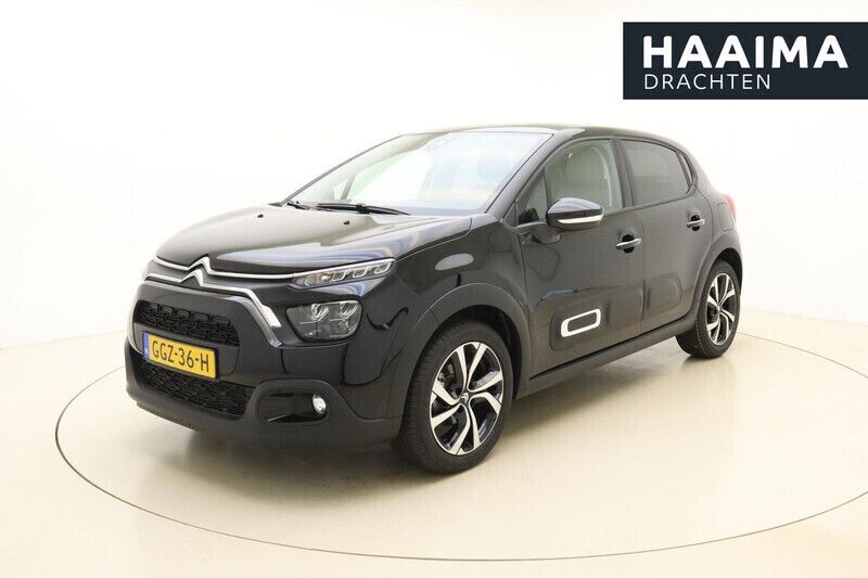 Zwart Nieuw 2024 Citroën C3 PureTech Hatchback | € 22.945 (Eerlijke prijs) - Afbeelding 1/4