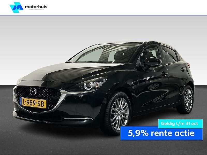 Zwart Gebruikt 2021 Mazda 2 Luxury Hatchback | € 17.495 (Eerlijke prijs) - Afbeelding 1/4