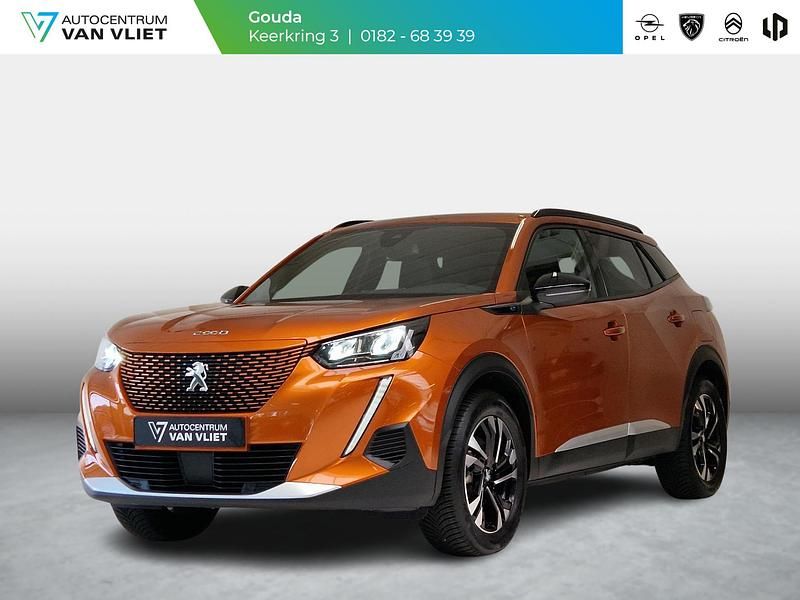 Oranje Gebruikt 2023 Peugeot e-2008 Allure SUV | € 21.299 (Eerlijke prijs) - Afbeelding 1/4