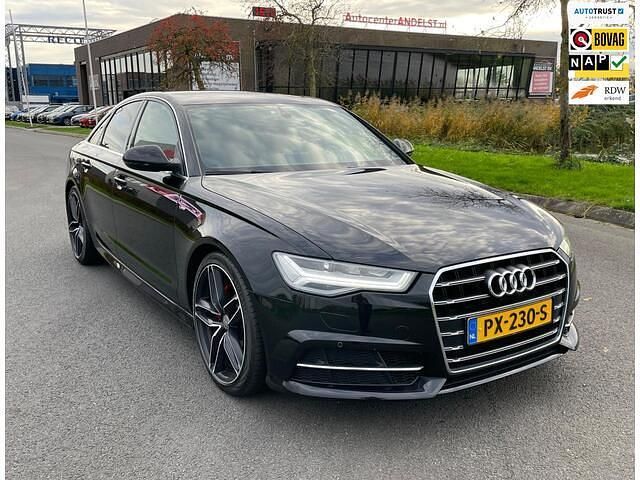 Zwart Occasion 2017 Audi A6 S-Line Sedan | € 24.950 (Eerlijke prijs) - Afbeelding 1/4