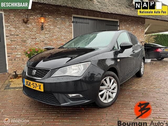 Zwart Gebruikt 2014 Seat Ibiza Style Hatchback | € 4.450 (Eerlijke prijs) - Afbeelding 1/4