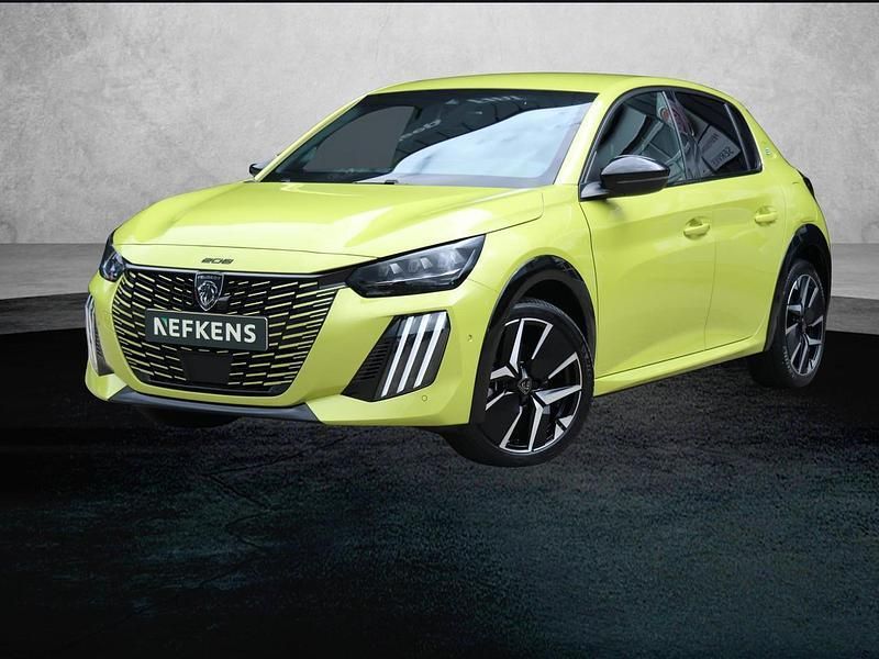 Geel Gebruikt 2024 Peugeot e-208 GTi Hatchback | € 27.420 - Afbeelding 1/3