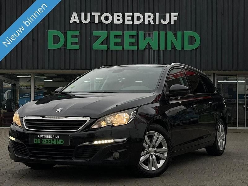 Zwart Gebruikt 2017 Peugeot 308 SW Stationwagen | € 3.699 (Super prijs) - Afbeelding 1/3