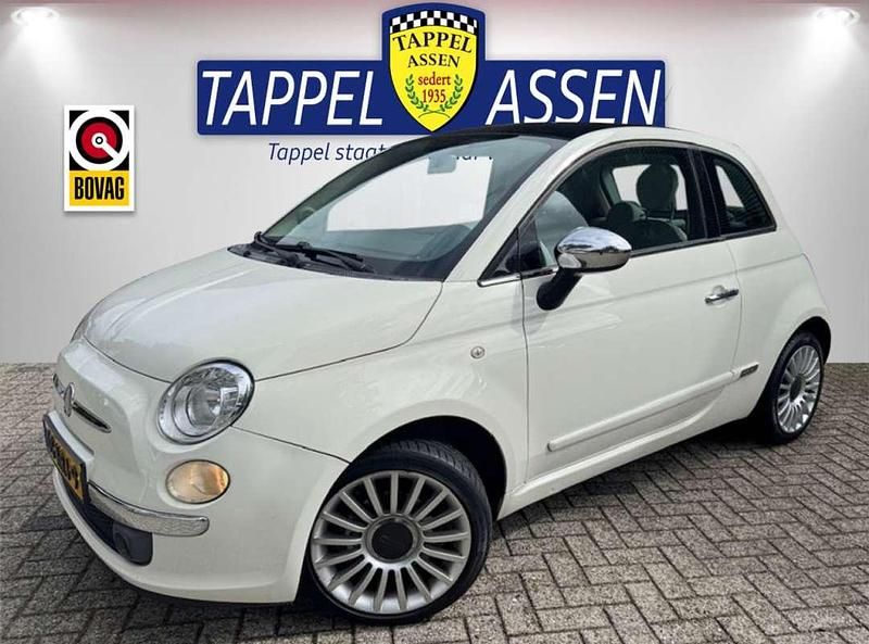 Wit Gebruikt 2010 Fiat 500 Lounge Hatchback | € 5.850 (Eerlijke prijs) - Afbeelding 1/4