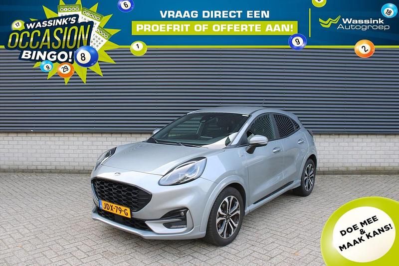 Grijs Gebruikt 2023 Ford Puma ST-Line SUV | € 19.990 (Goede deal) - Afbeelding 1/4
