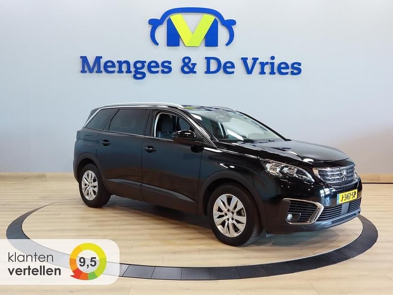 Zwart Gebruikt 2020 Peugeot 5008 Avantage SUV | € 18.190 (Goede deal) - Afbeelding 1/3