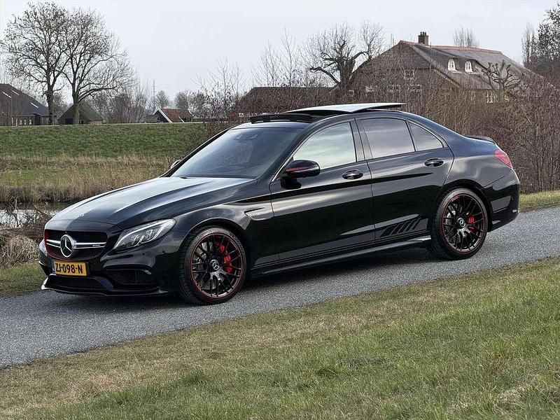 Occasion Mercedes C63S AMG AMG 510 PK (375 kW) 2015 Zwart (metallic) Sedan